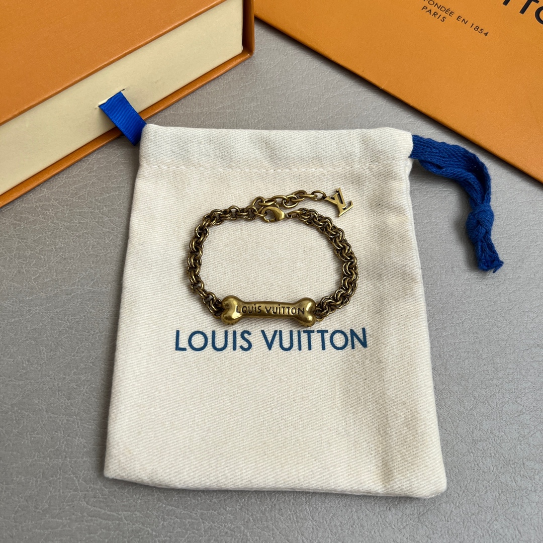  🔥新款🔥原单货LV 手链🔹🔹Louis Vuitton 路易威登 手链🔹专柜一致材质 火爆款出货 设计