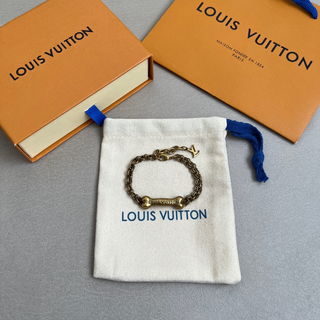  🔥新款🔥原单货LV 手链🔹🔹Louis Vuitton 路易威登 手链🔹专柜一致材质 火爆款出货 设计