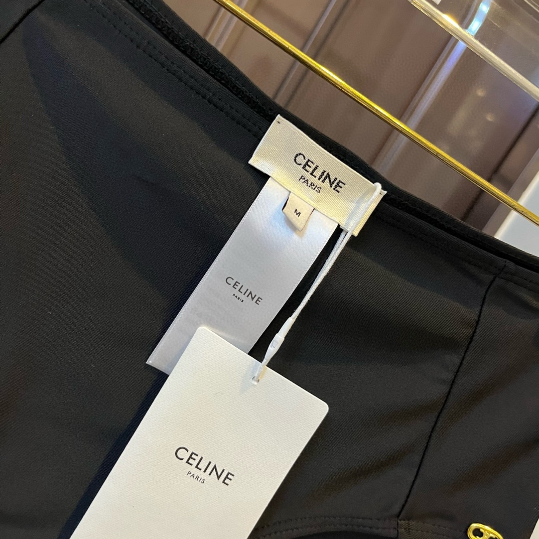  🆕
Celine赛琳高弹力休闲套装泳衣~塑腰小背心-三角裤显码数：SM L Xl