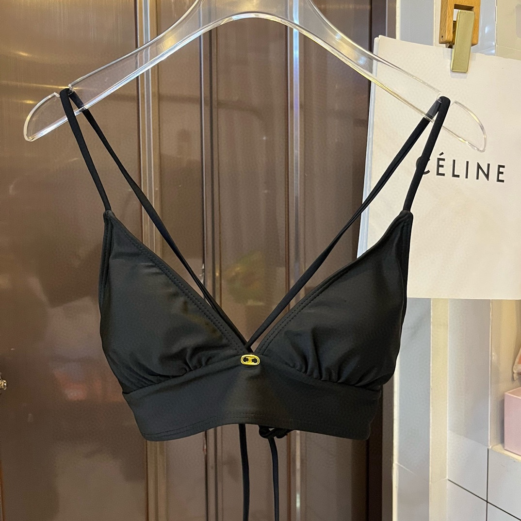  🆕
Celine赛琳高弹力休闲套装泳衣~塑腰小背心-三角裤显码数：SM L Xl