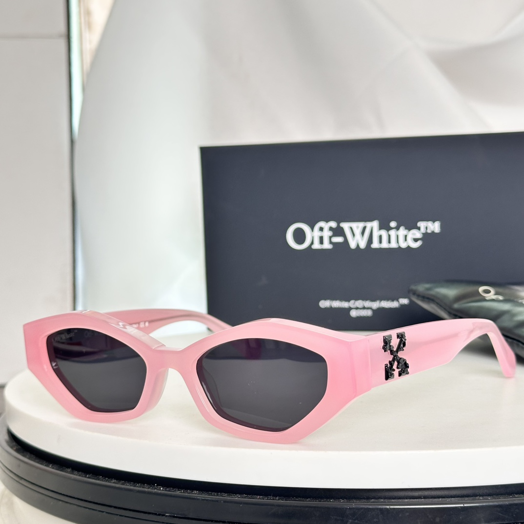  ‼️搭配专柜最新版黑色包装盒，偏光版OFF WHITE OERI144系列，支持对比，高版本1.0cm