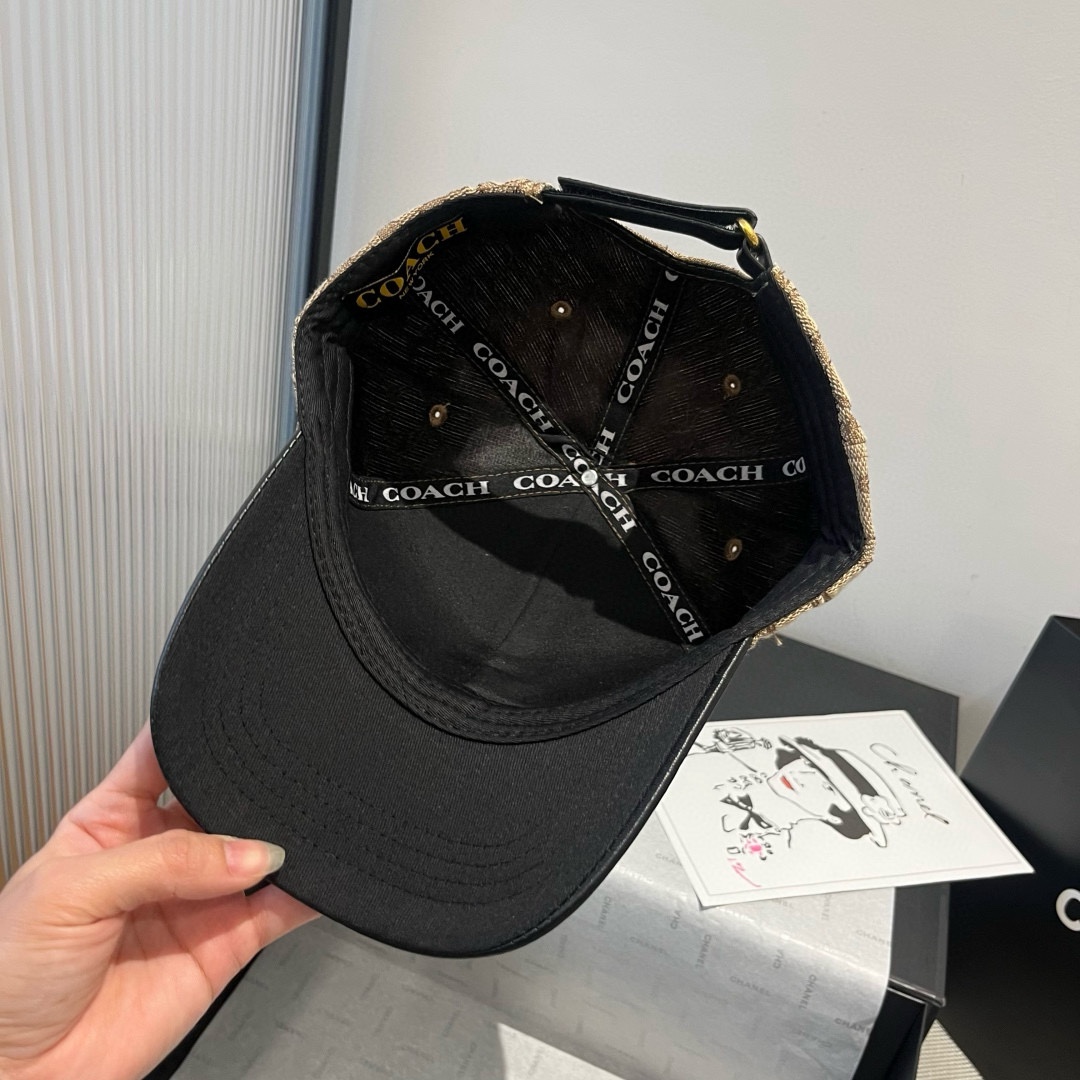 🆕

蔻驰新款鸭舌帽，头围57cm