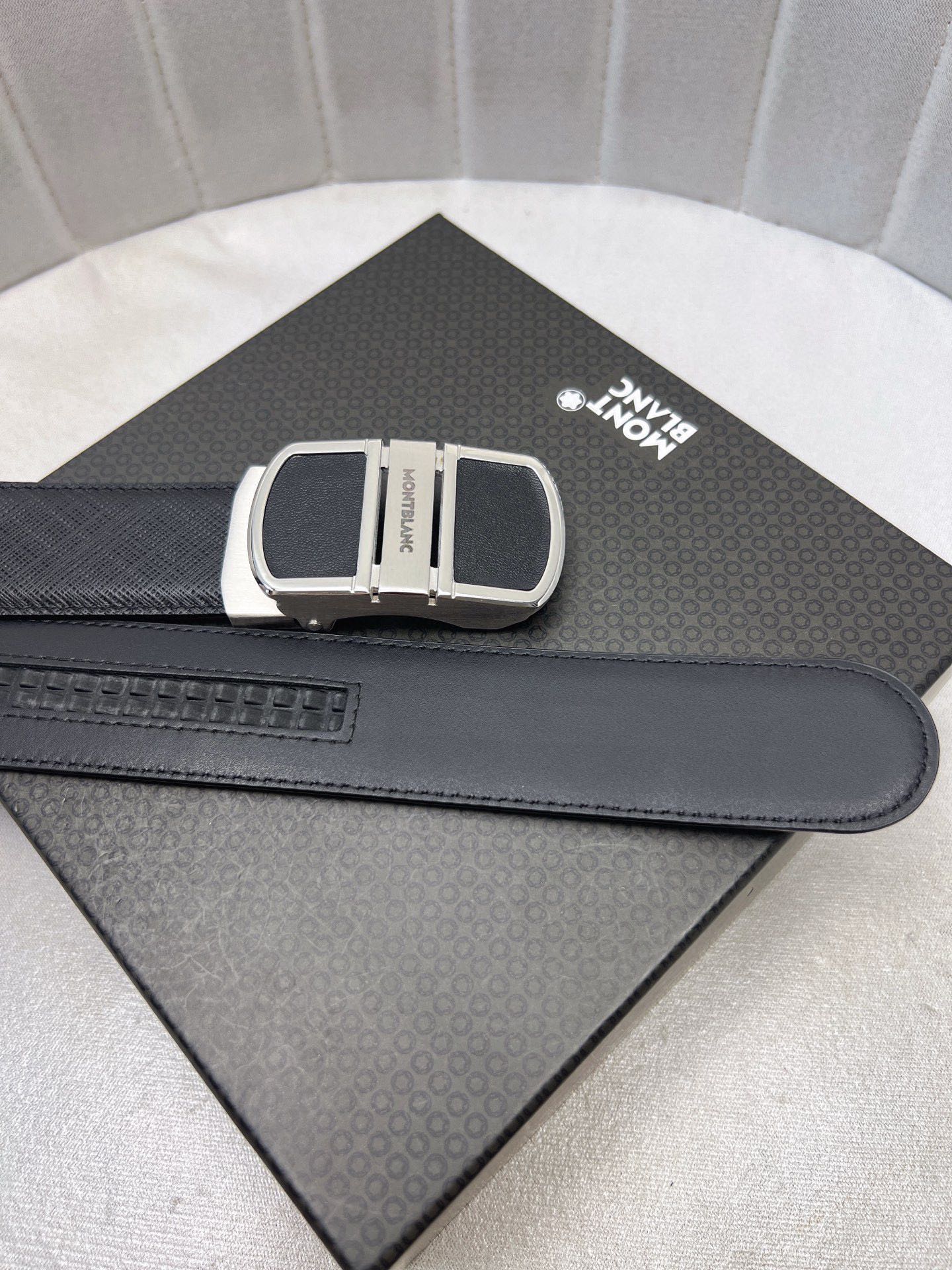 Italian Imported Cattle Belt with Automatic One-Headed Oxen-Skin Stripes - 图片 7