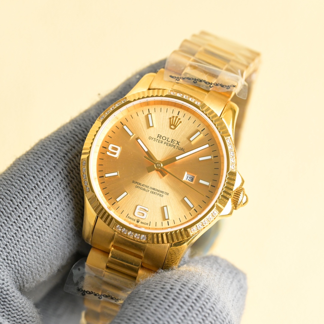 Rolex White Gold Watch with Japan 6T51 Core and 904L Stainless Steel Shell - 图片 5