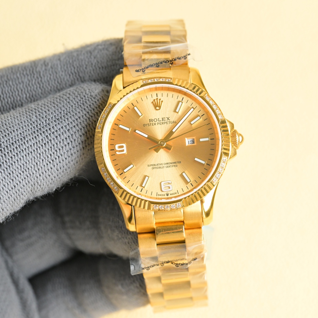Rolex White Gold Watch with Japan 6T51 Core and 904L Stainless Steel Shell - 图片 2