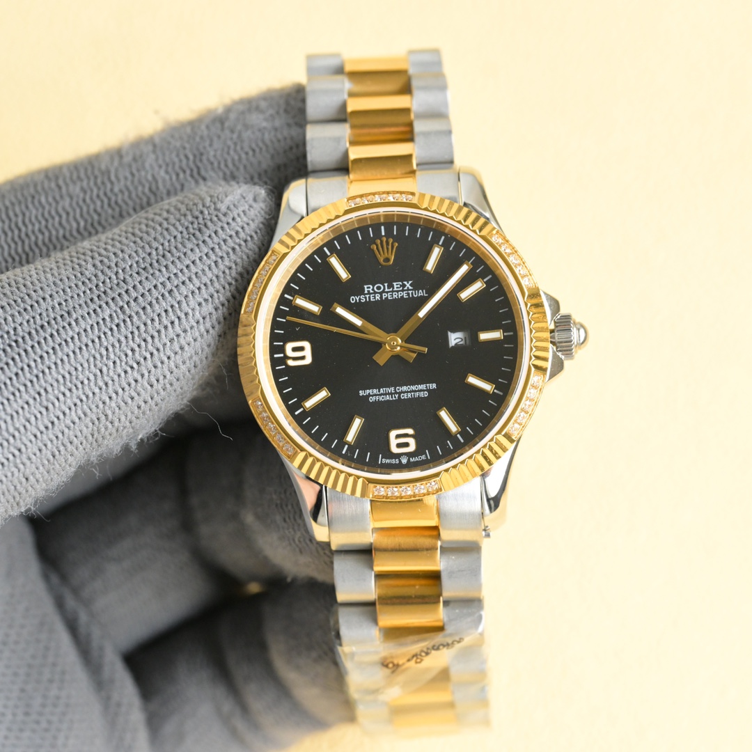 Rolex White Gold Watch with Japan 6T51 Core and 904L Stainless Steel Shell - 图片 3