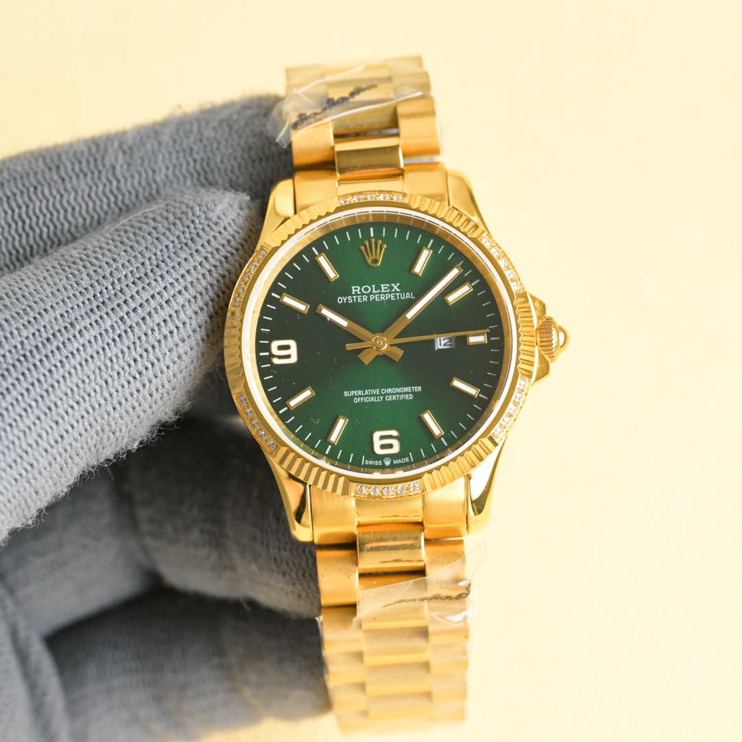Rolex White Gold Watch with Japan 6T51 Core and 904L Stainless Steel Shell - 图片 4