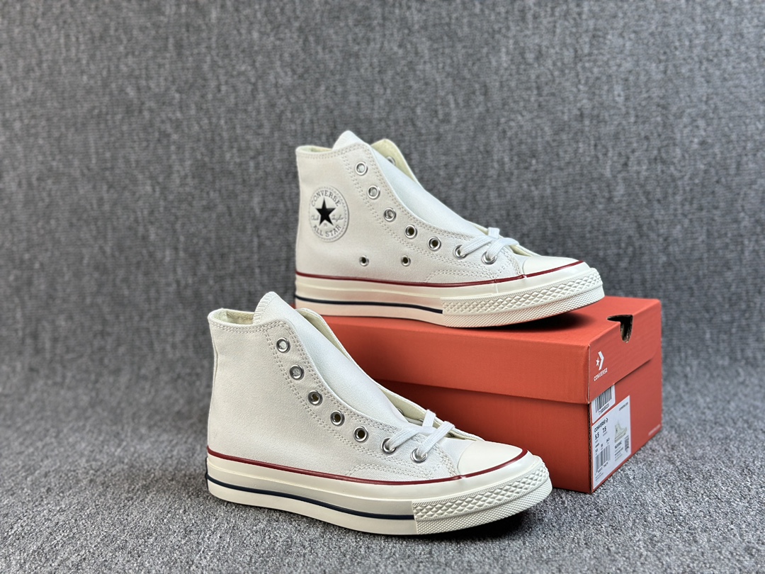 本地() #虎扑版 Converse 匡威 All Star 1970s 蓝底 白色 帆布休闲高帮板鞋 全新鞋盒外标 鞋楦定型 补丁字体印刷空压立体 品质数一数二 硫化双尾条 货号:162056C 尺码:35 36 36.5 37 37.5 38 39 39.5 40 41 41.5 42 42.5 43 44