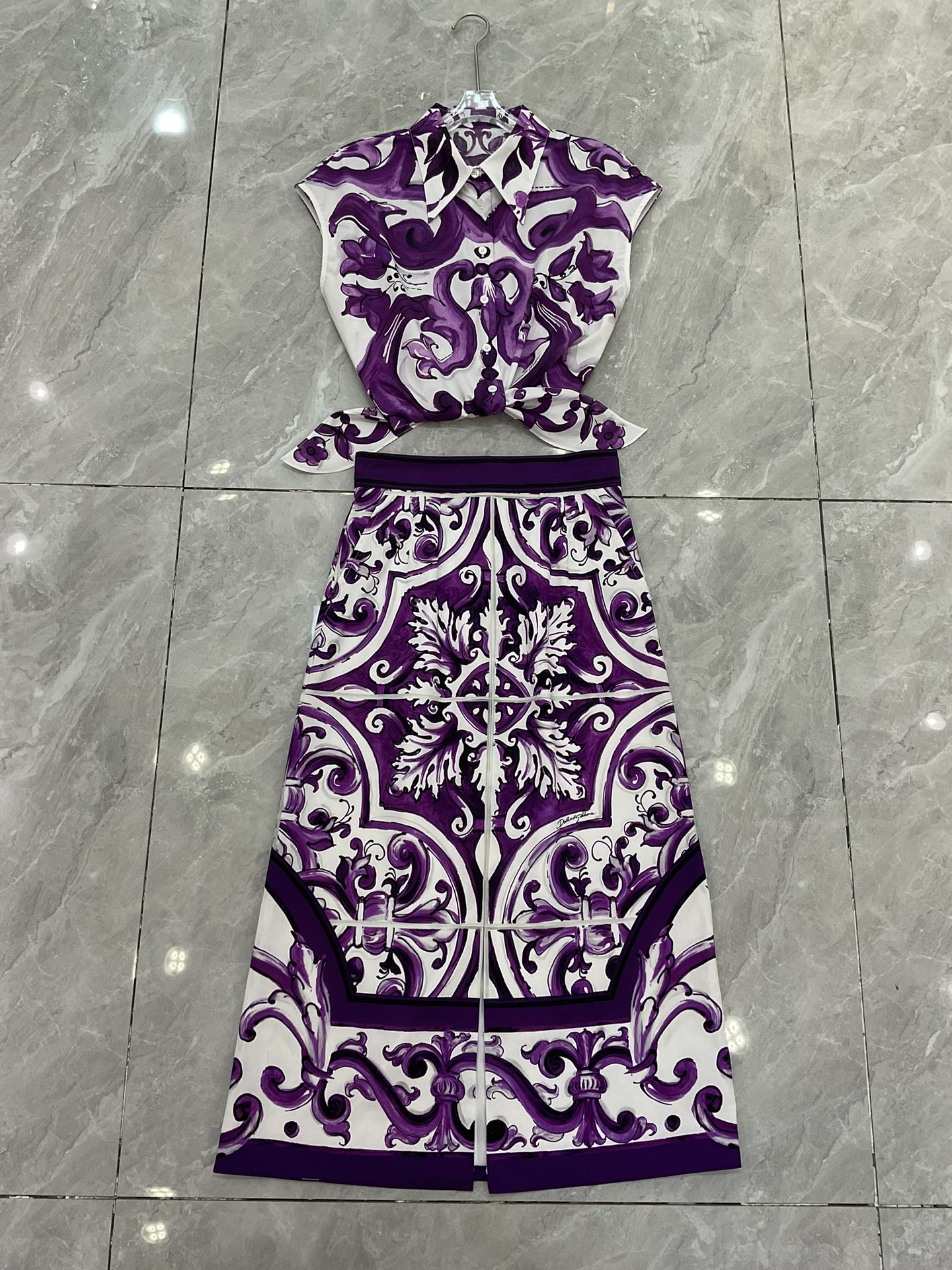 P621 original smlxlxl 289 long skirts, with a packaged DG, a purple pottery rinsing and a wrinkled cotton. - 图片 6