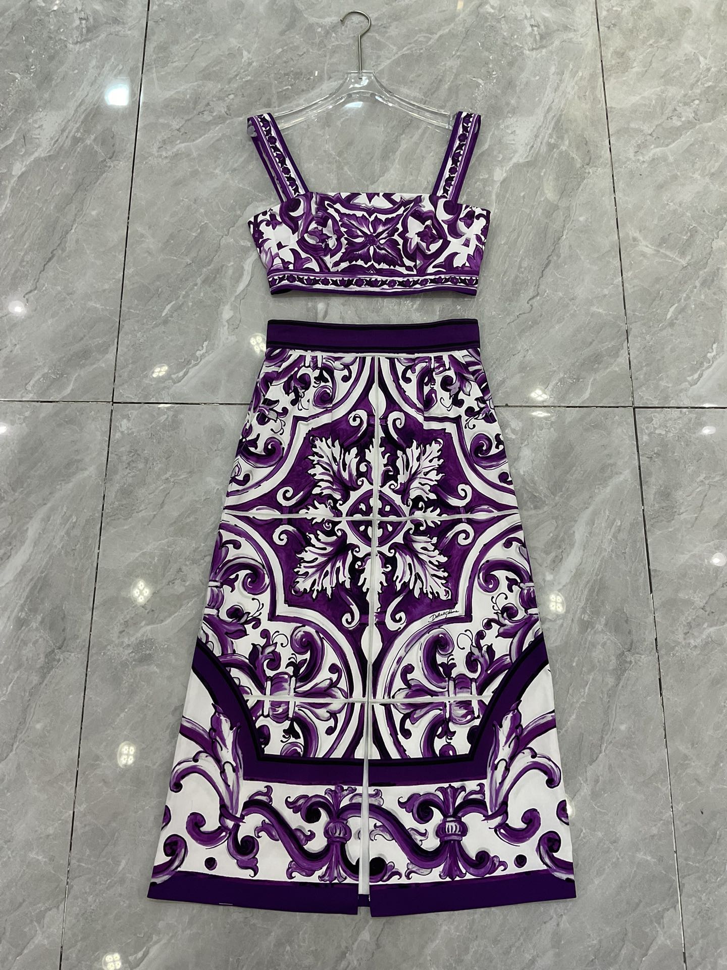 P621 original smlxlxl 289 long skirts, with a packaged DG, a purple pottery rinsing and a wrinkled cotton. - 图片 4