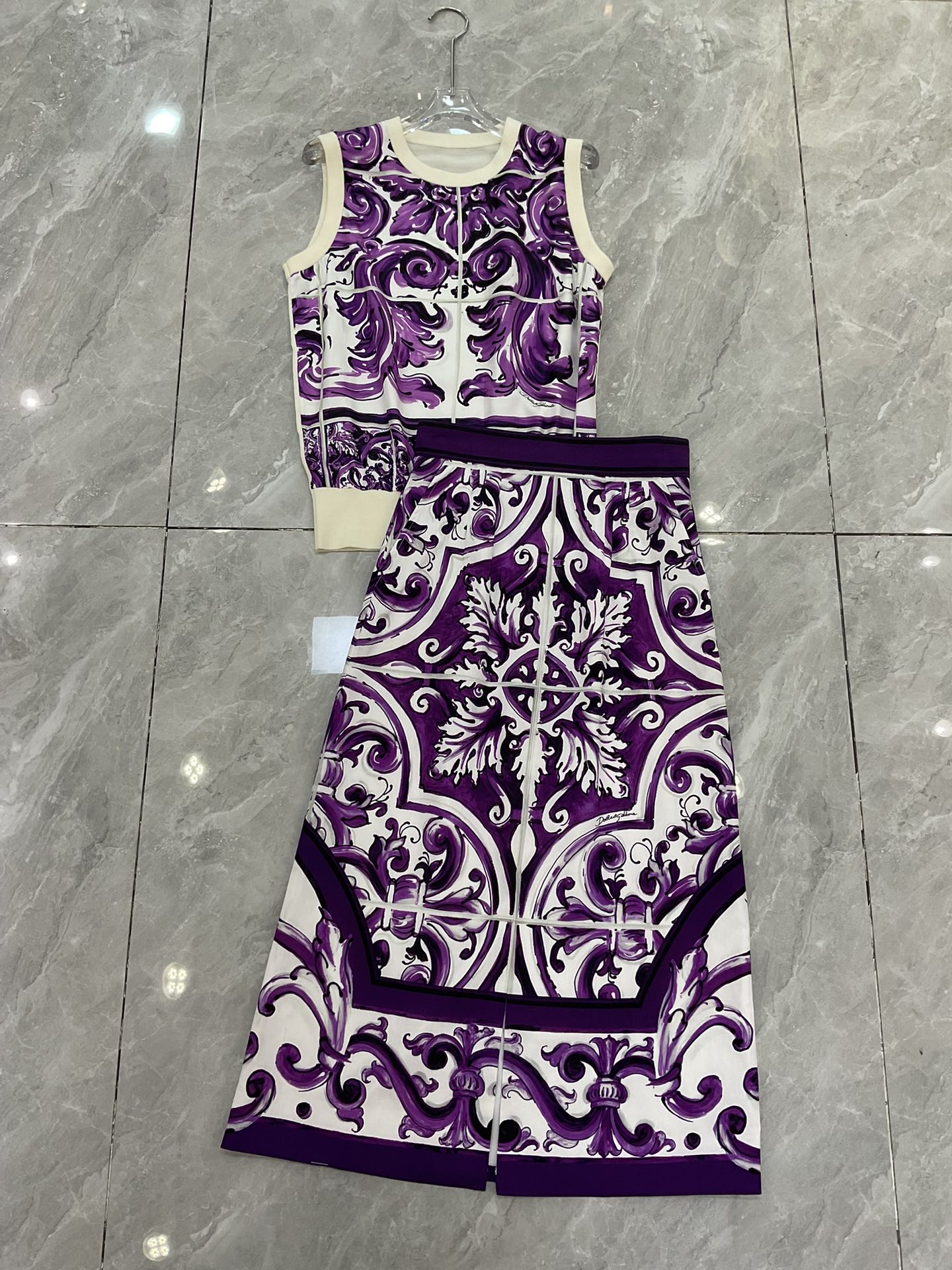 P621 original smlxlxl 289 long skirts, with a packaged DG, a purple pottery rinsing and a wrinkled cotton. - 图片 2