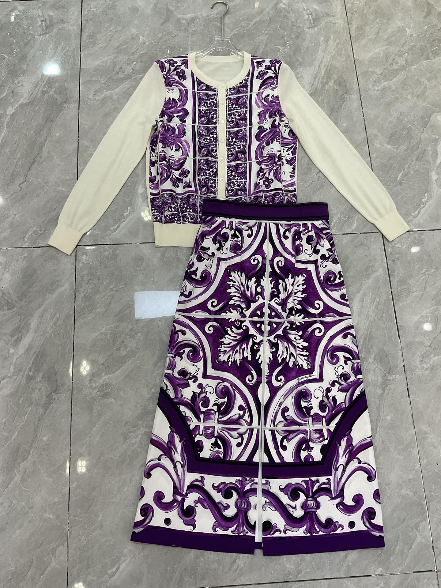 P621 original smlxlxl 289 long skirts, with a packaged DG, a purple pottery rinsing and a wrinkled cotton. - 图片 3