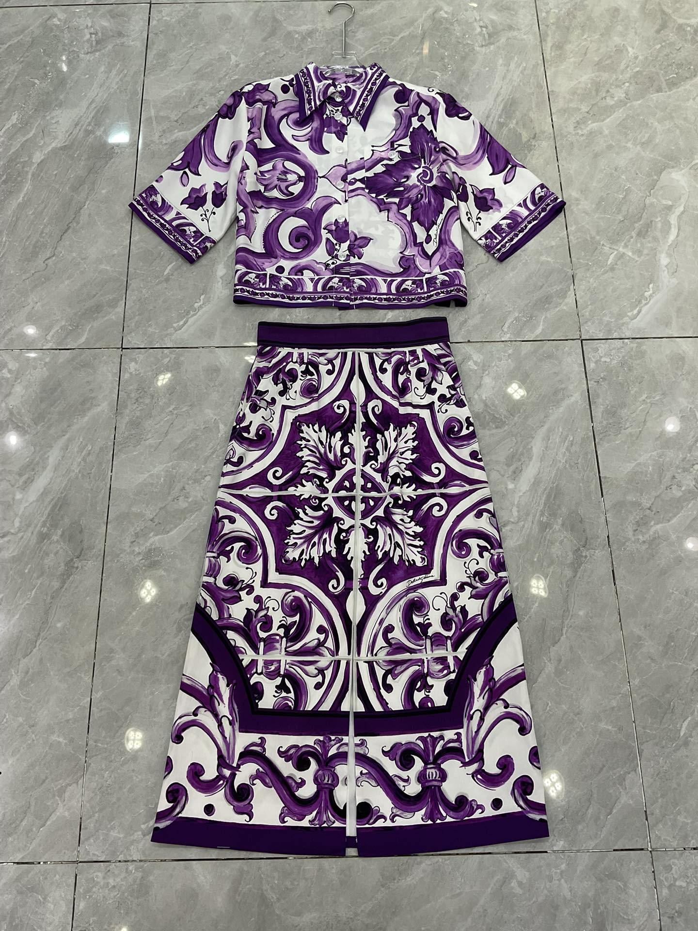 P621 original smlxlxl 289 long skirts, with a packaged DG, a purple pottery rinsing and a wrinkled cotton. - 图片 8