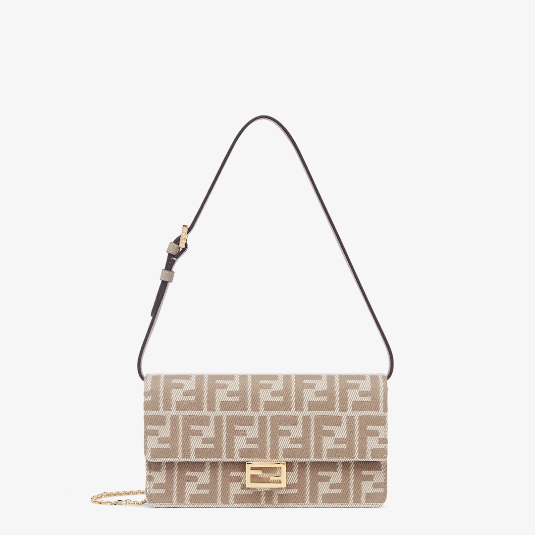 Fendi First Small Chain Bag With All-Over FF Motif and Gold Metal Fendi Clasp 1 i1751788846 1972 0