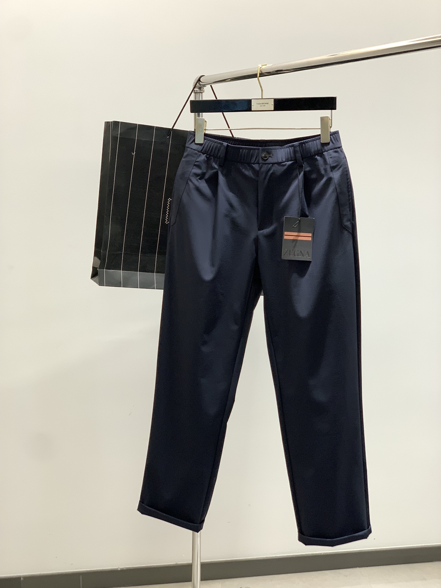 Innovative Leisure Pants: Cyan, High-Tech Fabric, Sizes M-3XL, Ultimate Comfort for Summer - 图片 1