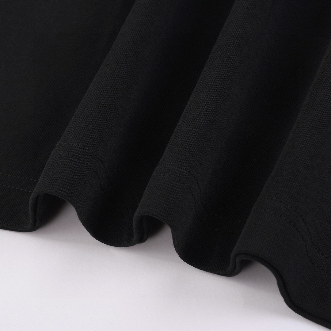 普拉达/Prada 夏季新款 金色徽标刺绣圆领短袖T恤