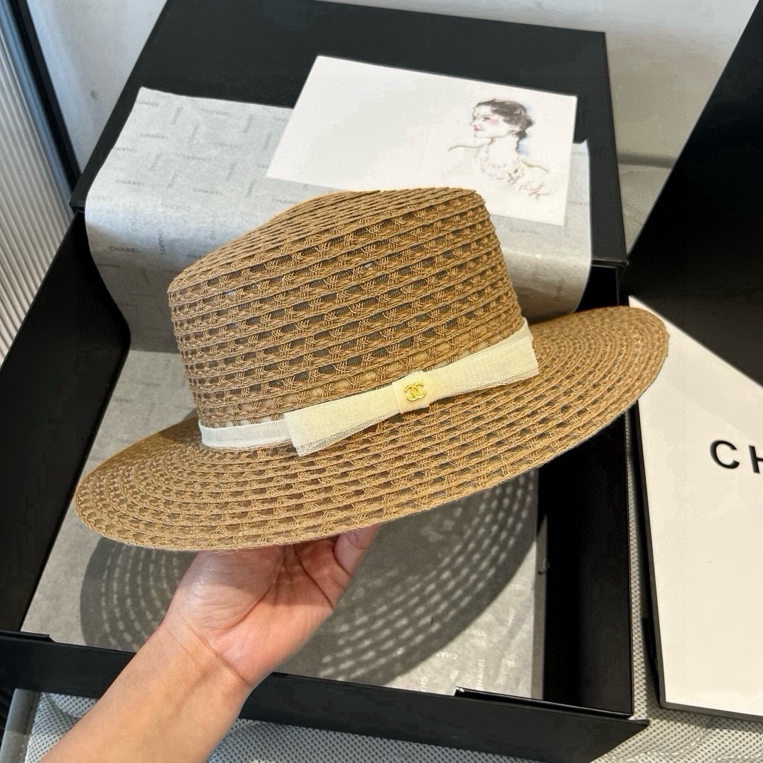 NO:354598,Chanel Chanel top hat, hollow flat hat, head circumference 57cm hat, straw hat fisherman hat baseball hat, hat, chanel, chanel, espadrilles, hatsChanel香奈儿平顶礼帽,镂空平顶帽,头围57cm帽子草帽渔夫帽棒球帽,帽子,chanel,chanel,espadrilles,hats,hat