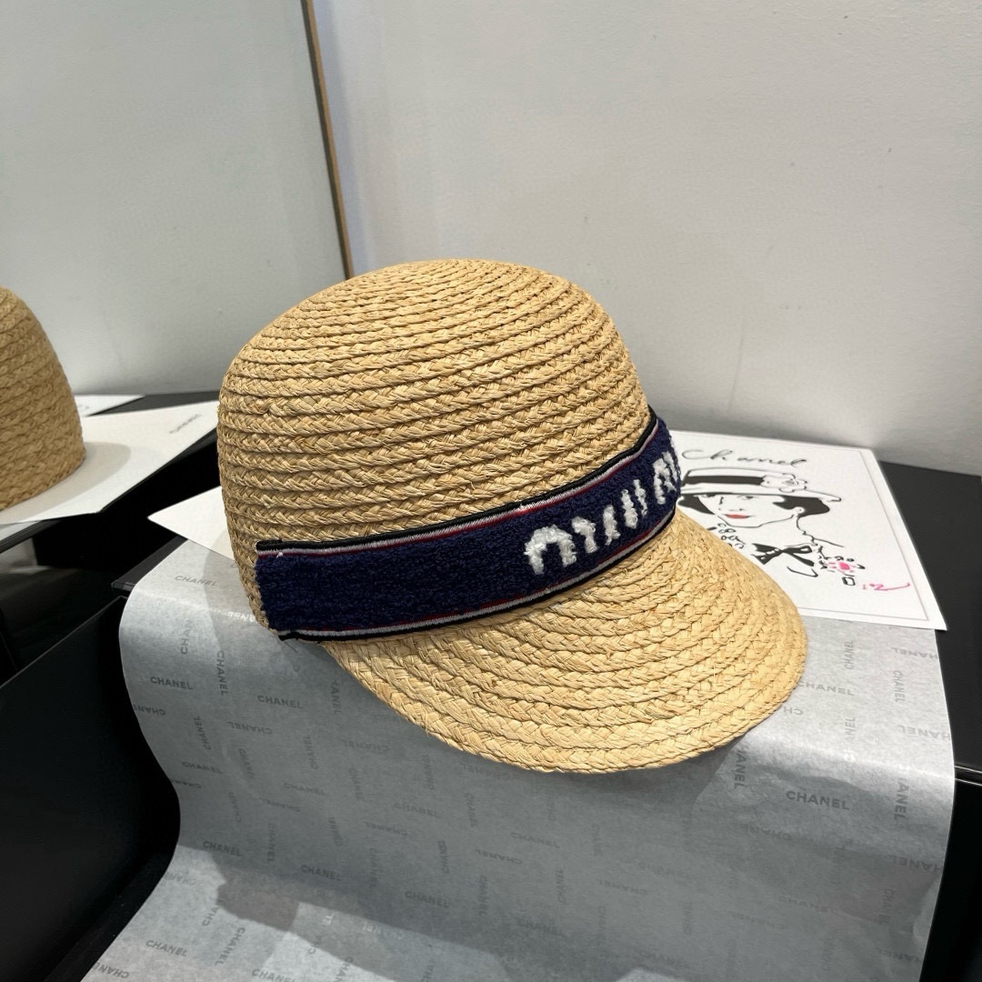 NO:354447,Miumiu Miu Rafi Knight's Hat, head circumference 57cm hat, straw hat, fisherman's hat, baseball hat, hat, miumiu, espadrilles, hatsmiumiu缪缪拉菲草骑士帽,头围57cm帽子草帽渔夫帽棒球帽,帽子,miumiu,espadrilles,hats,hat