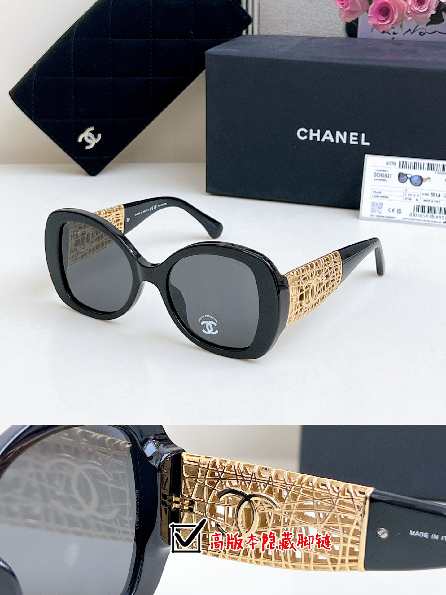 ⚠️⚠️高版本隐藏式脚链CHANE* MODEL：CH5531SIZE：53口20-140 🔝🔝