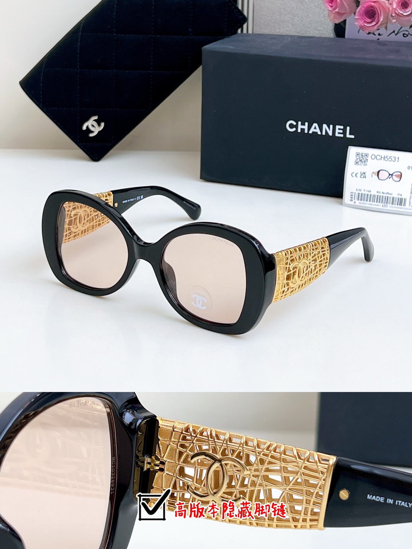 ⚠️⚠️高版本隐藏式脚链CHANE* MODEL：CH5531SIZE：53口20-140 🔝🔝