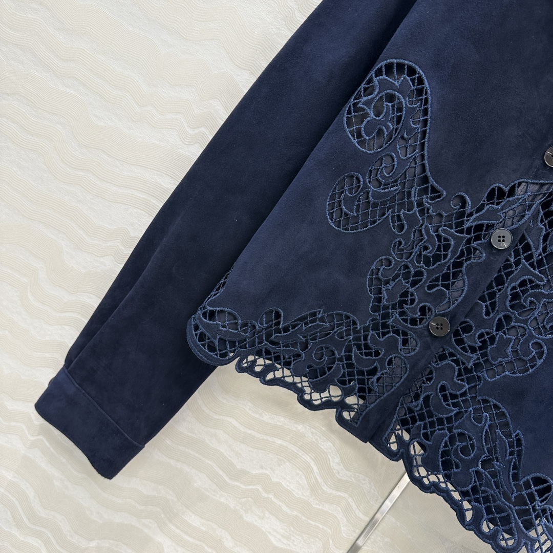 Elegant Embroidered Suede Lambskin Jacket, Stylish and Comfortable Outfit 7 i1751824702 9205 4