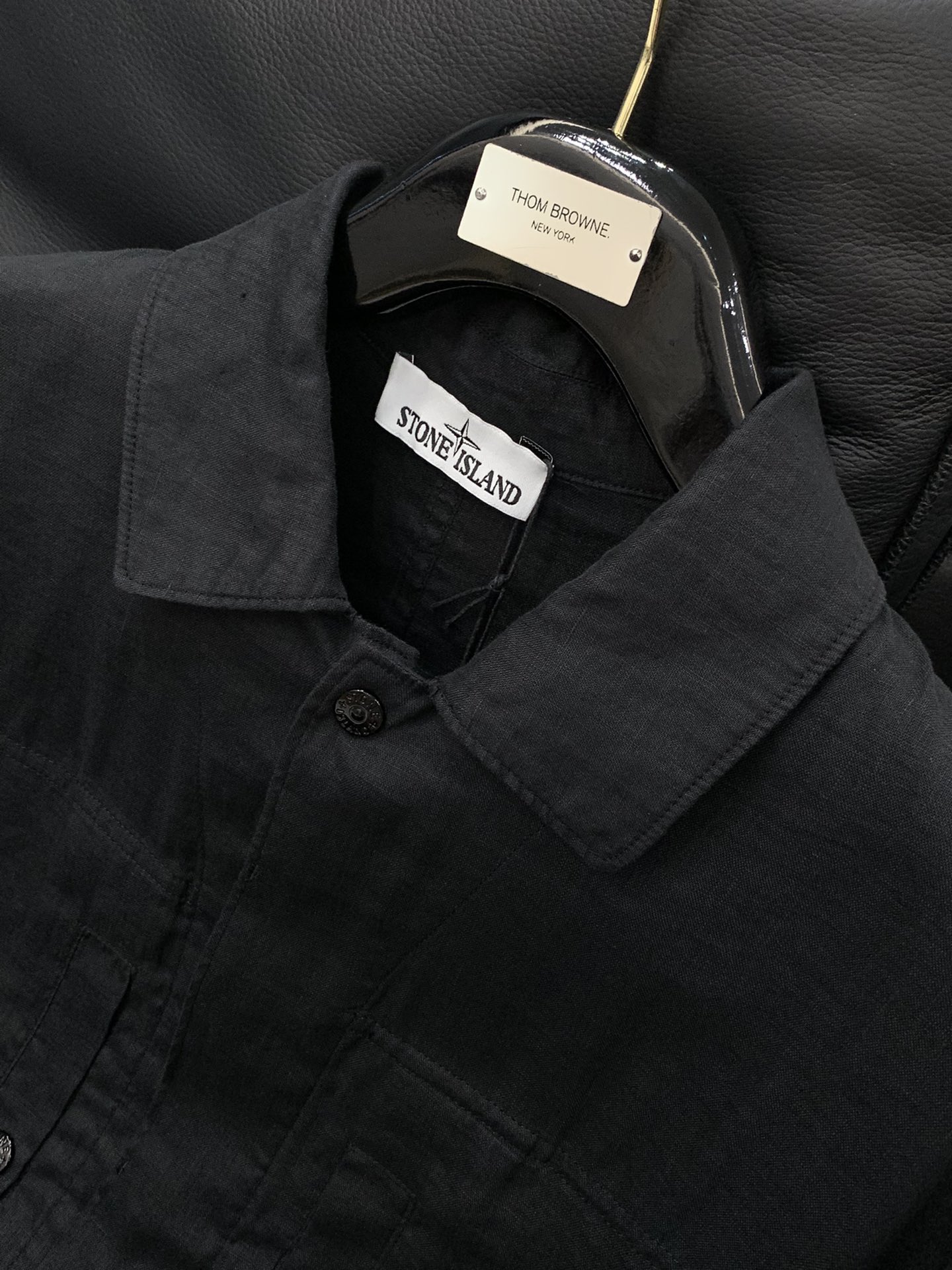 Stone Island Loose Shirt: Sizes M-2XL with Measurements for Chest, Sleeve, and Shoulders - 图片 4