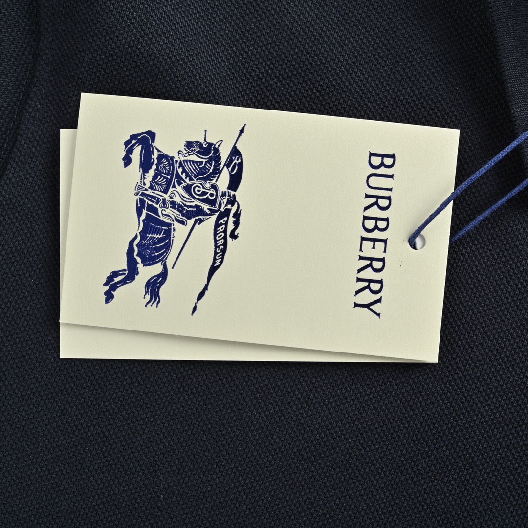 巴宝莉/Burberry 夏季新款 麦穗战马刺绣翻领短袖polo衫