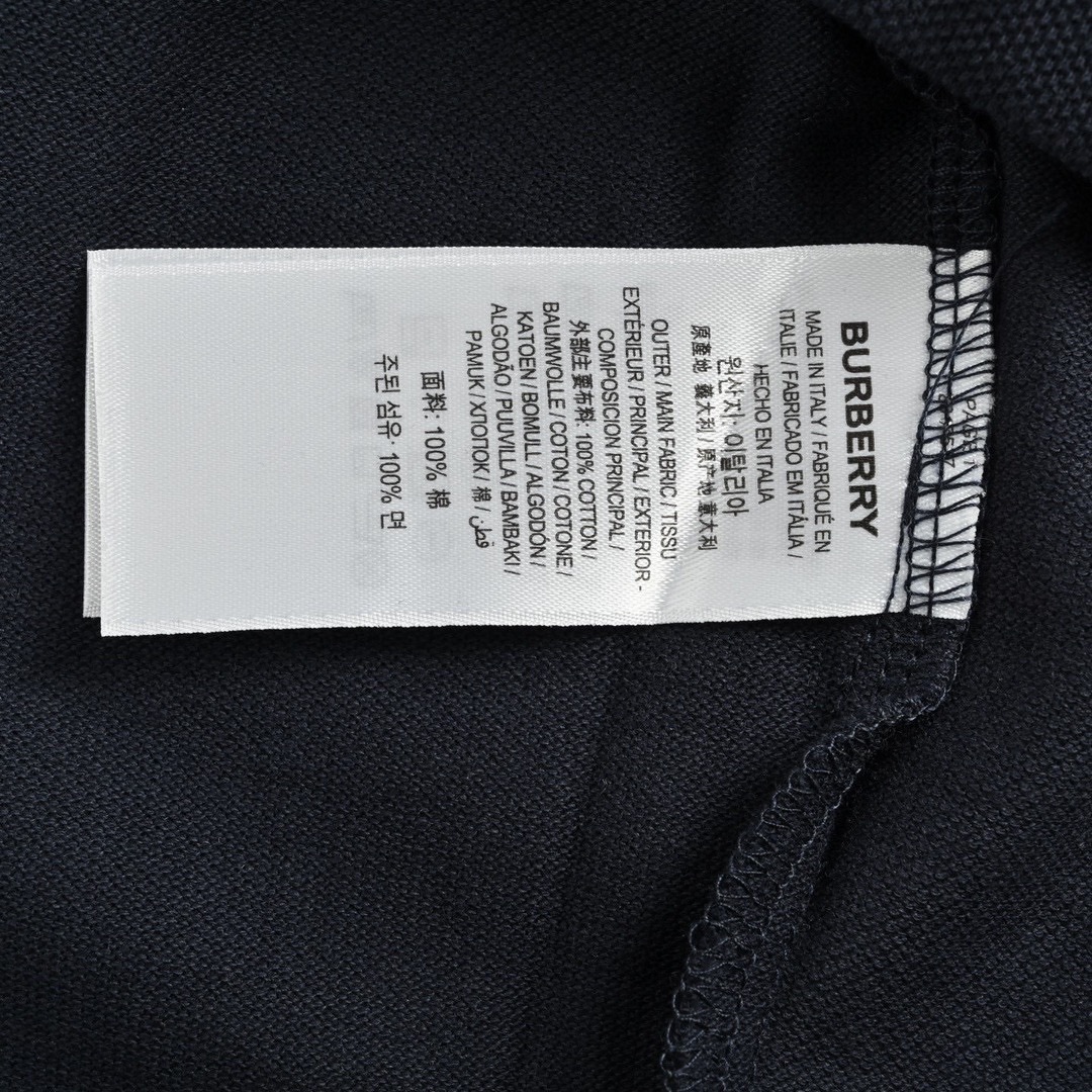 巴宝莉/Burberry 夏季新款 麦穗战马刺绣翻领短袖polo衫