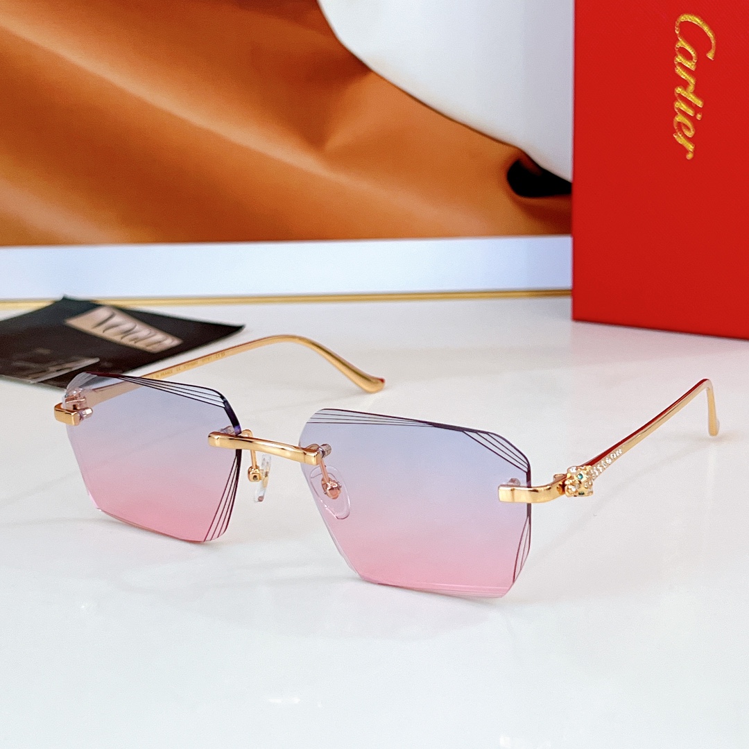 Cartier* 
MOD：CT01589O
Size：57口18 145
🔝🔝
变色➕30
