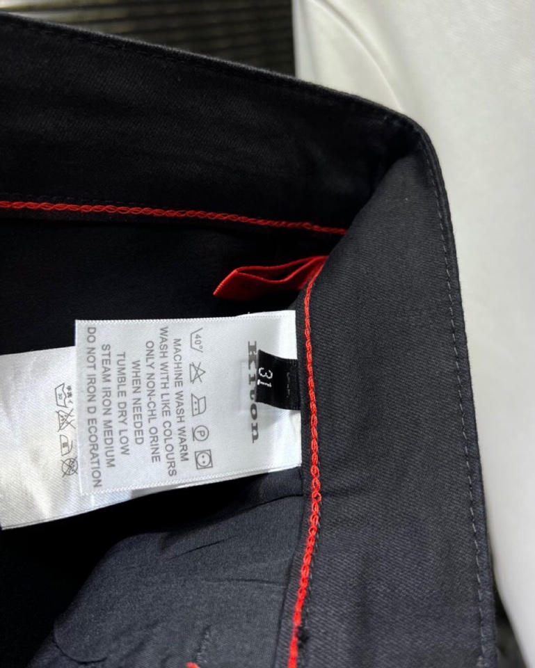 🔥Kiton 【奇顿】2025ss 春夏新品男士经典棉质 直筒版型牛仔裤休闲裤， 高奢内敛低调，轻松驾驭