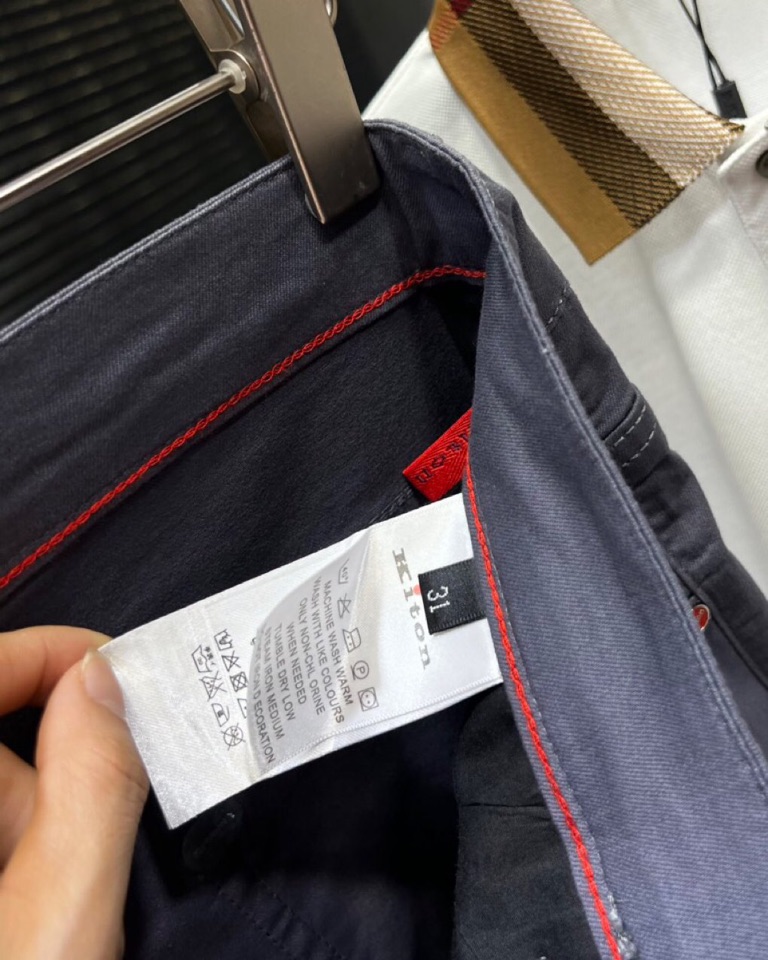 🔥Kiton 【奇顿】2025ss 春夏新品男士经典棉质 直筒版型牛仔裤休闲裤， 高奢内敛低调，轻松驾驭