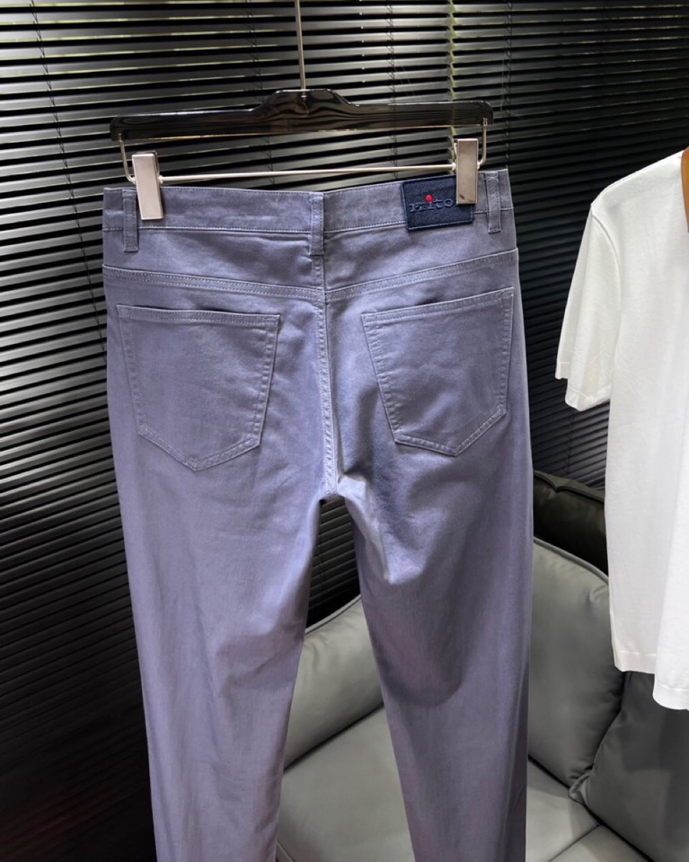 🔥Kiton 【奇顿】2025ss 春夏新品男士经典棉质 直筒版型牛仔裤休闲裤， 高奢内敛低调，轻松驾驭