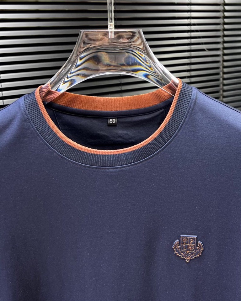 🔥Loro Piana 诺悠翩雅lP。 1995ss 春夏新品\n男士棉质针织短袖圆领T恤衫， 高奢内敛