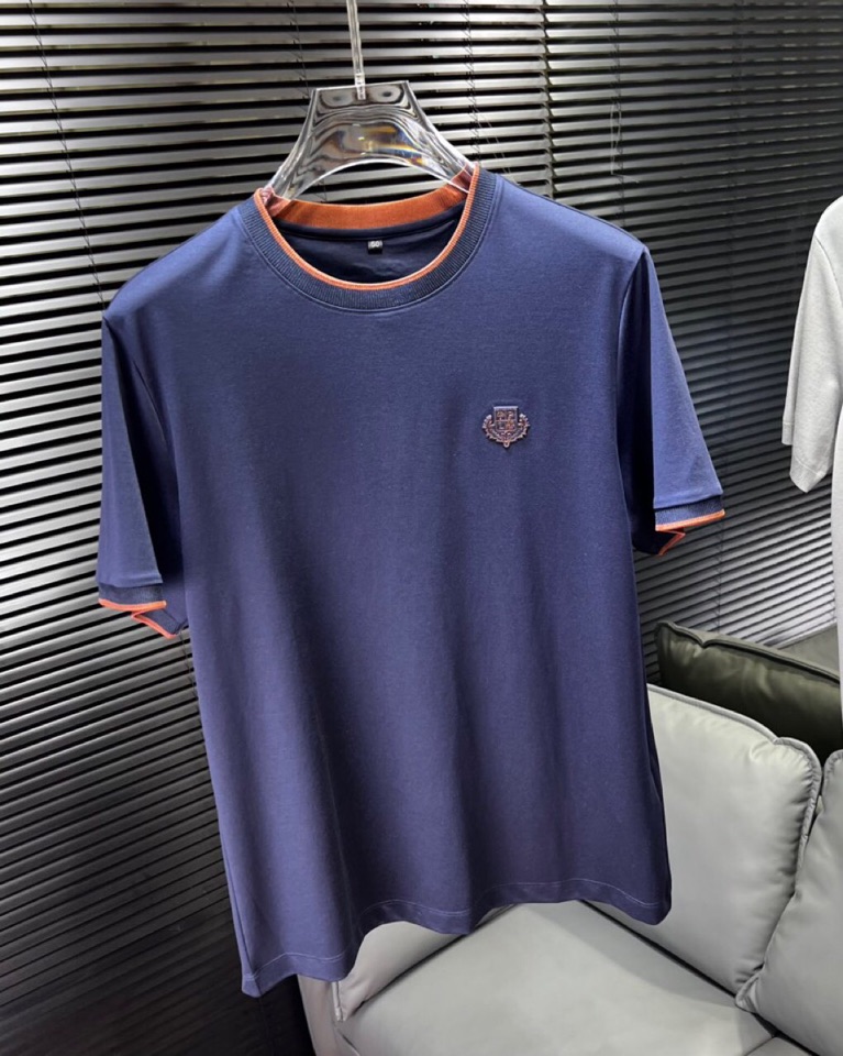 🔥Loro Piana 诺悠翩雅lP。 1995ss 春夏新品\n男士棉质针织短袖圆领T恤衫， 高奢内敛