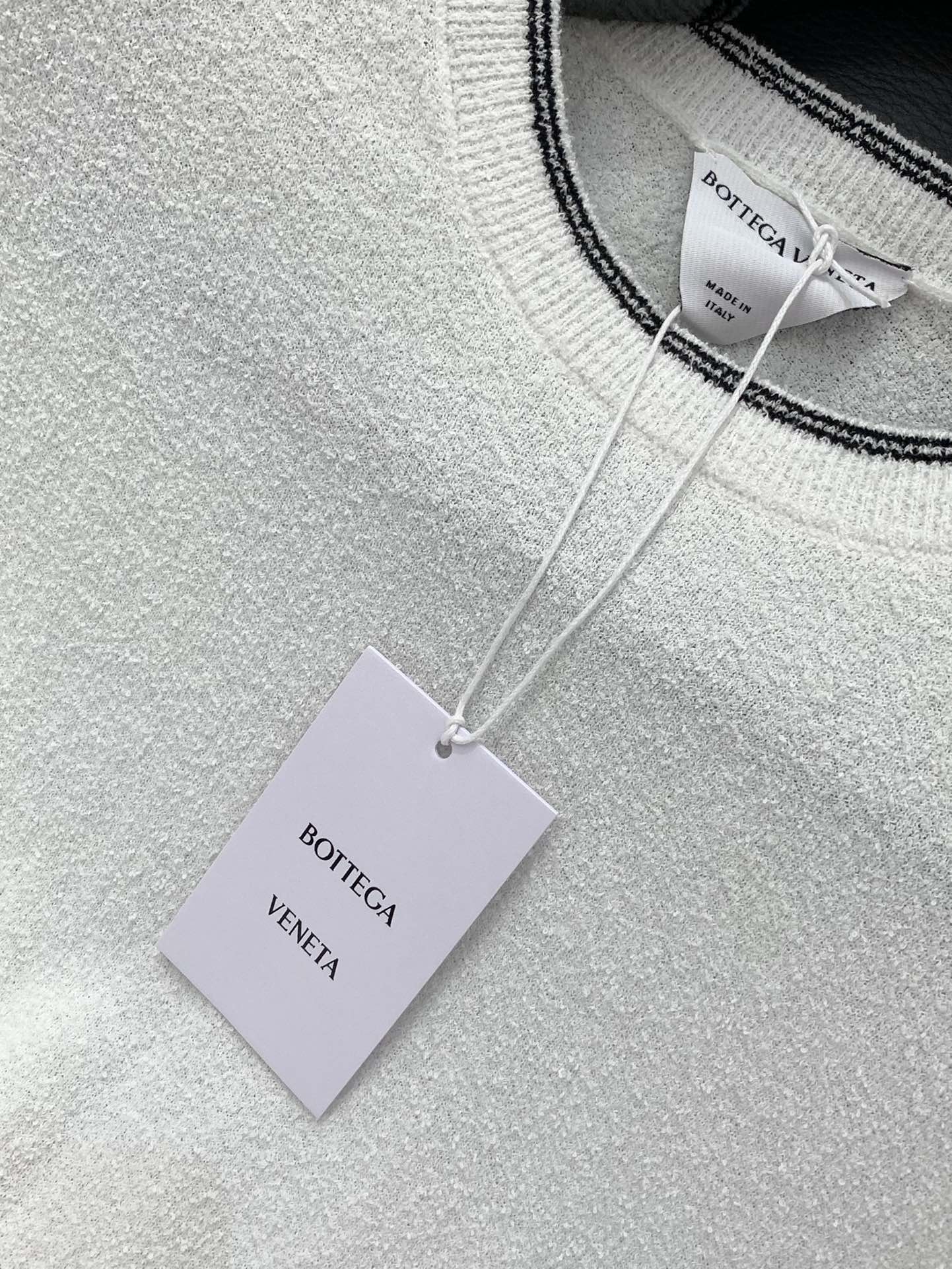Bottega Veneta House Summer 205 Fashion Circle T-Shirts with Alphabet Logo Embroidery - 图片 7
