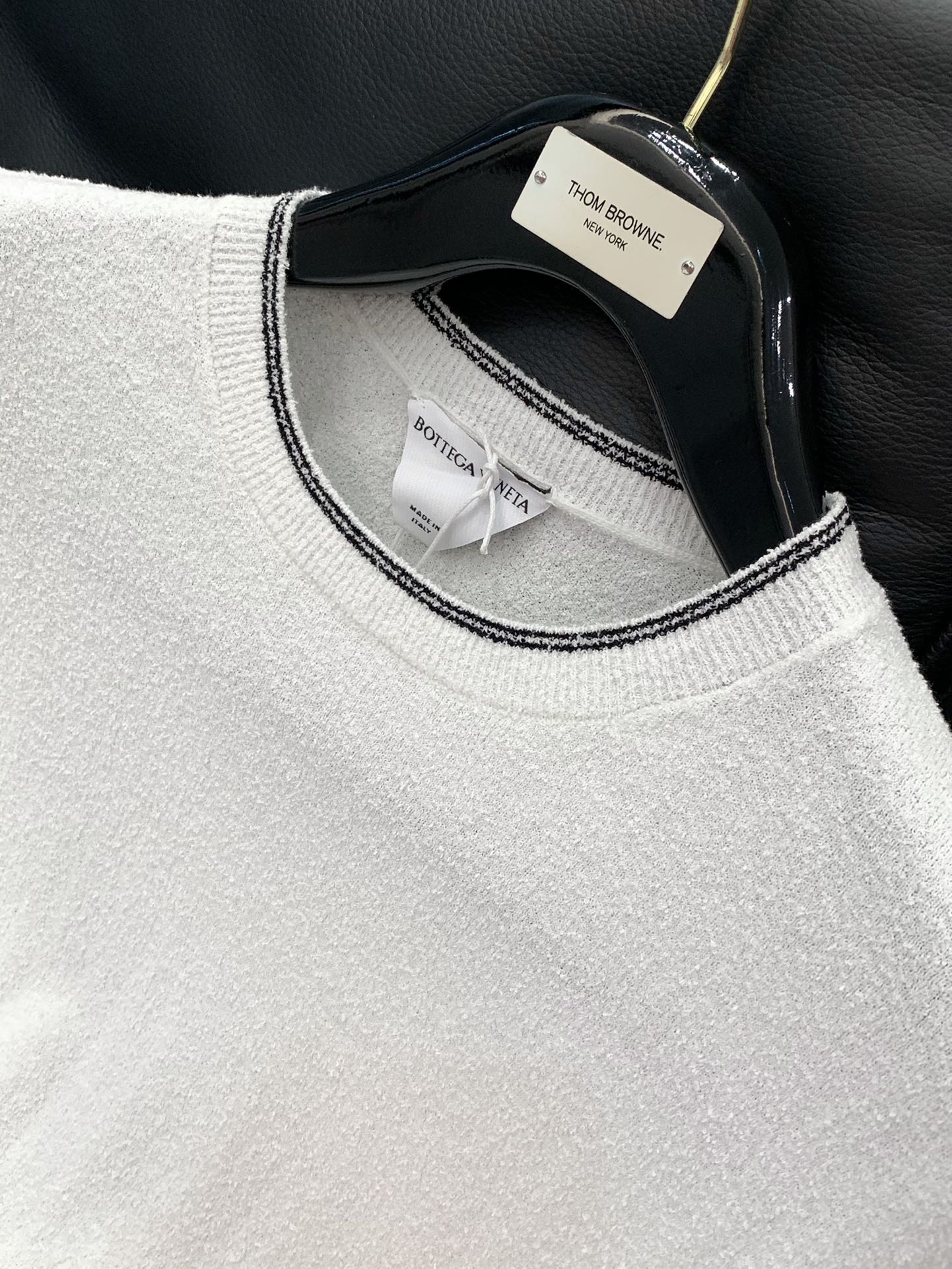 Bottega Veneta House Summer 205 Fashion Circle T-Shirts with Alphabet Logo Embroidery - 图片 4
