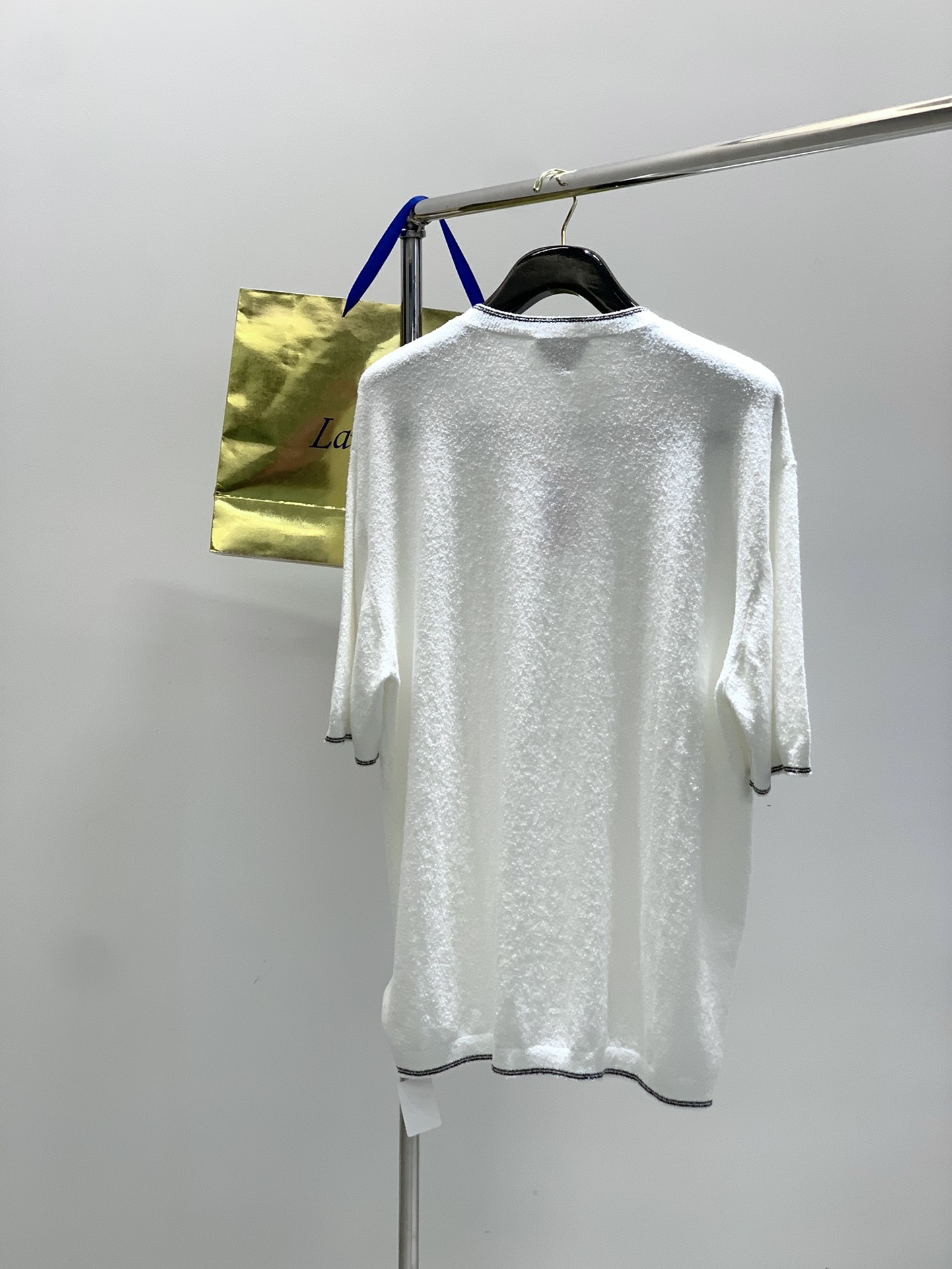 Bottega Veneta House Summer 205 Fashion Circle T-Shirts with Alphabet Logo Embroidery - 图片 2