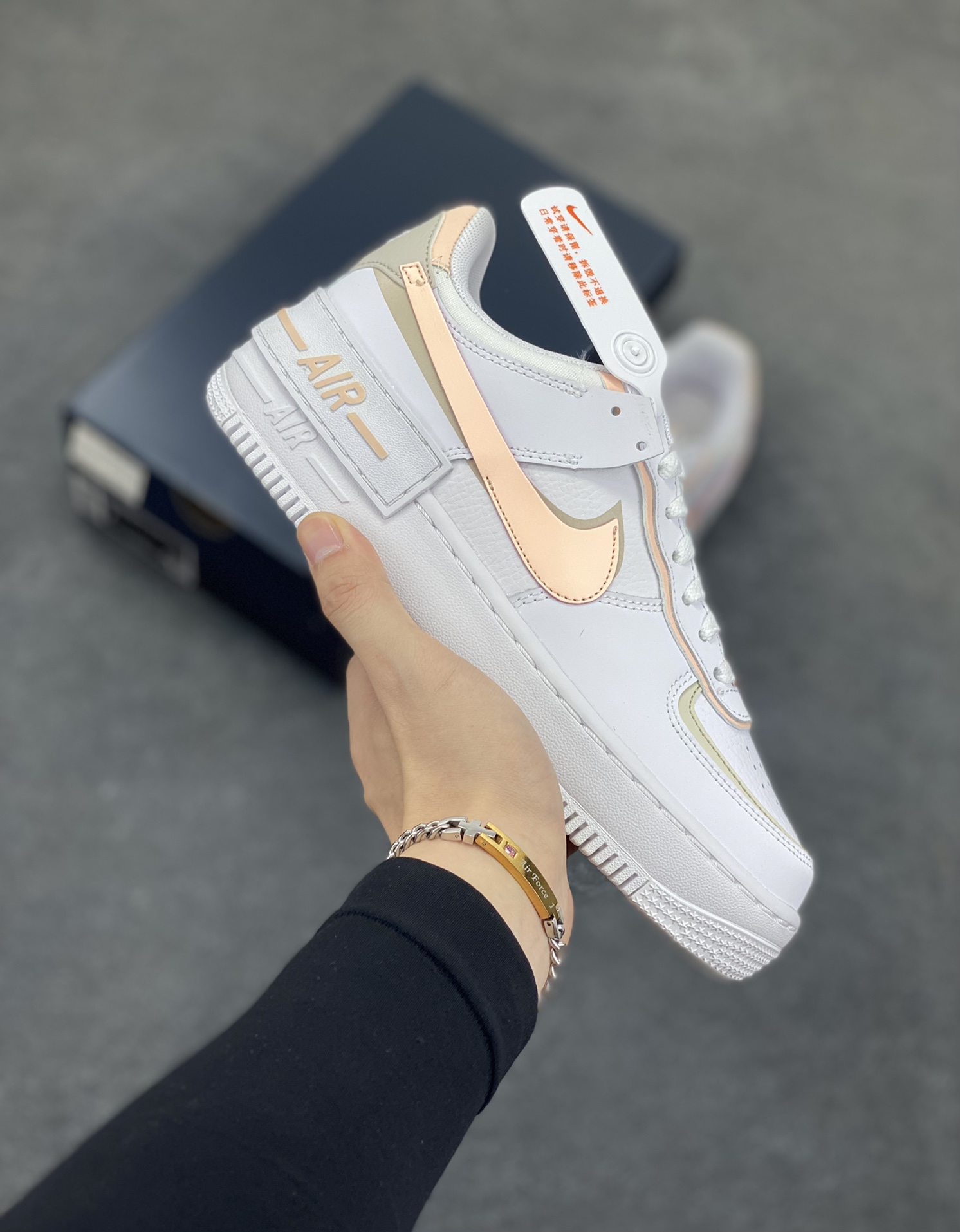 NK Air Force 1 Shadow 轻量增高低帮百搭板鞋\