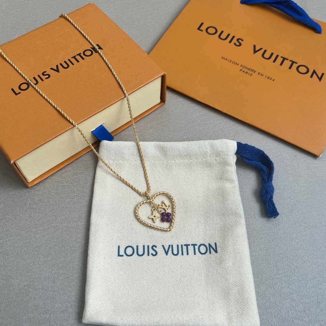 【】原单货 LV 项链🔹🔹Louis Vuitton 路易威登 🔹专柜一致材质 火爆款出货 设计独特 复