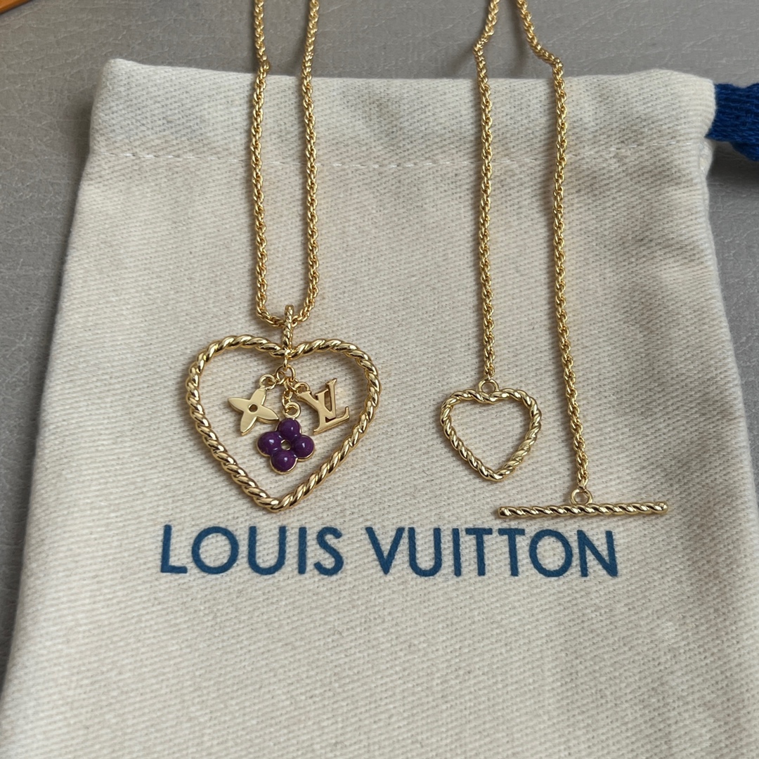 【】原单货 LV 项链🔹🔹Louis Vuitton 路易威登 🔹专柜一致材质 火爆款出货 设计独特 复