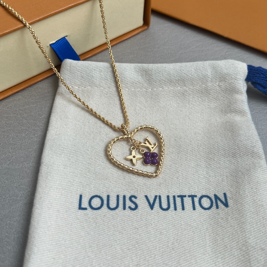 【】原单货 LV 项链🔹🔹Louis Vuitton 路易威登 🔹专柜一致材质 火爆款出货 设计独特 复