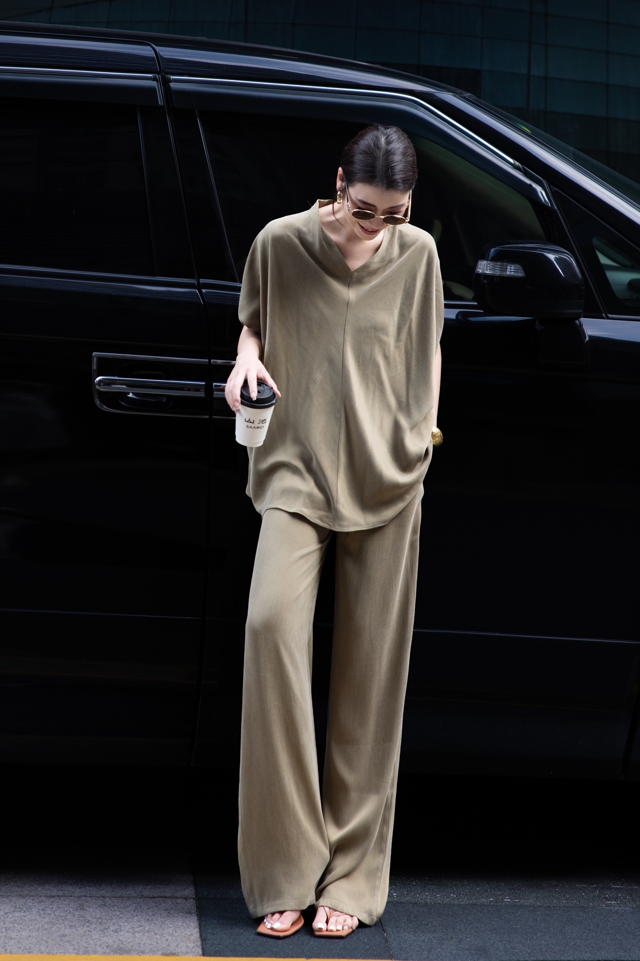 “YSL Women’s Clothes: High Quality, Oceanic Fashion, Lazy Atmosphere, 3 Colors, Sizes SMLXL” - 图片 6