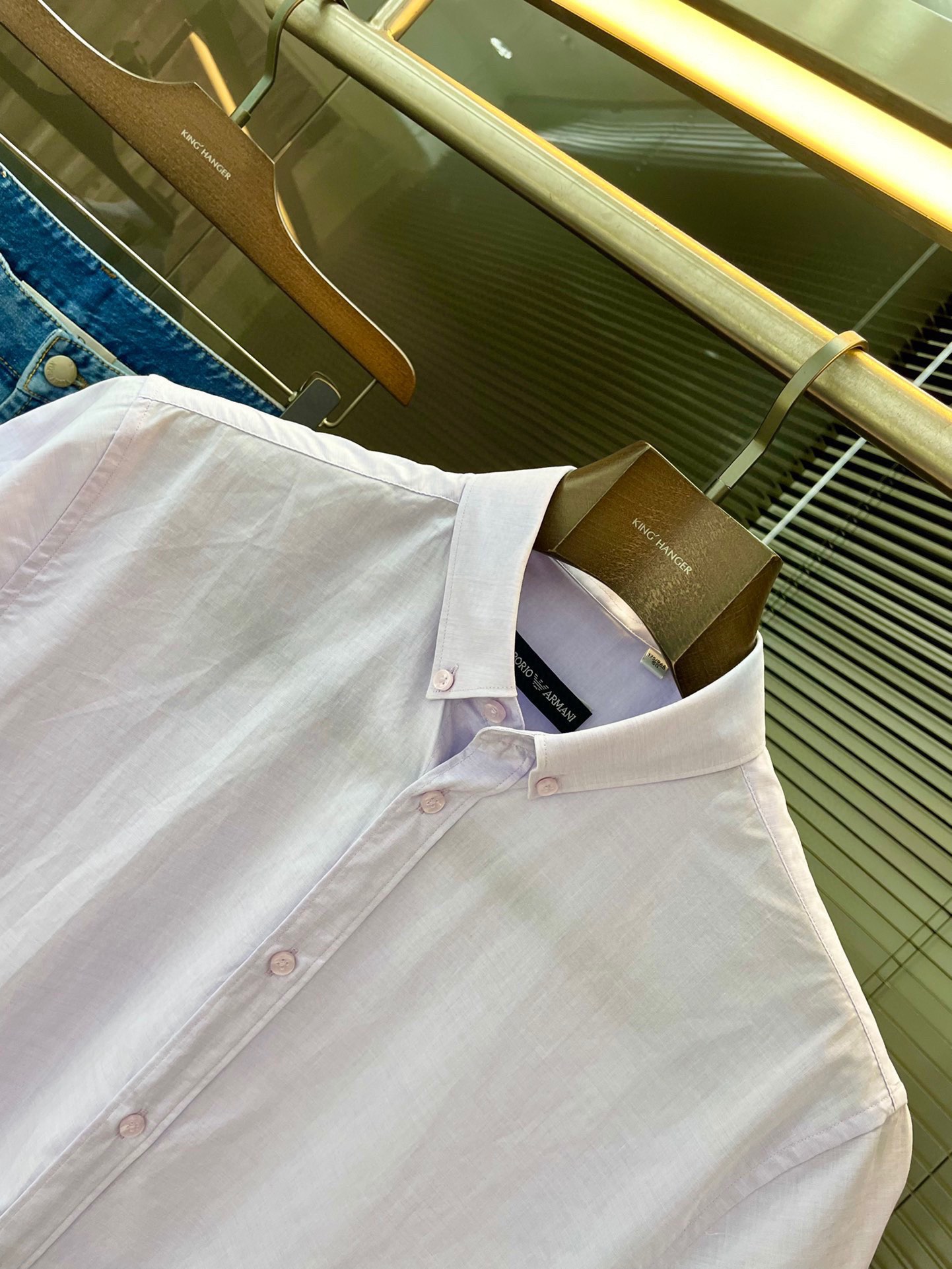 P675 Empirio Armin- (Amani) New Summer 2025 Star Consort: Stylish Cotton Shirts for Men - 图片 2