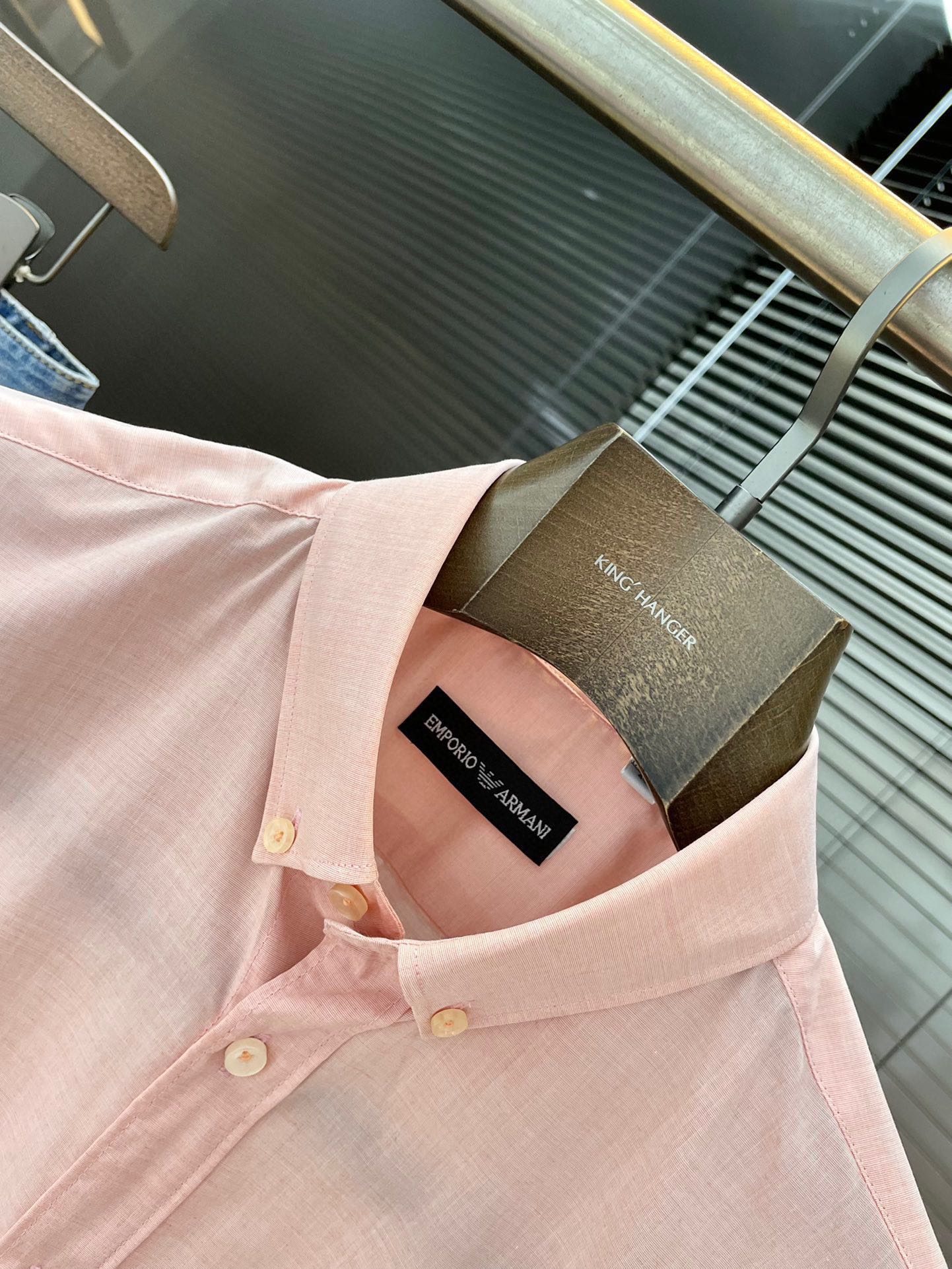 P675 Empirio Armin- (Amani) New Summer 2025 Star Consort: Simple, Stylish Cotton Fashion Shirts - 图片 3