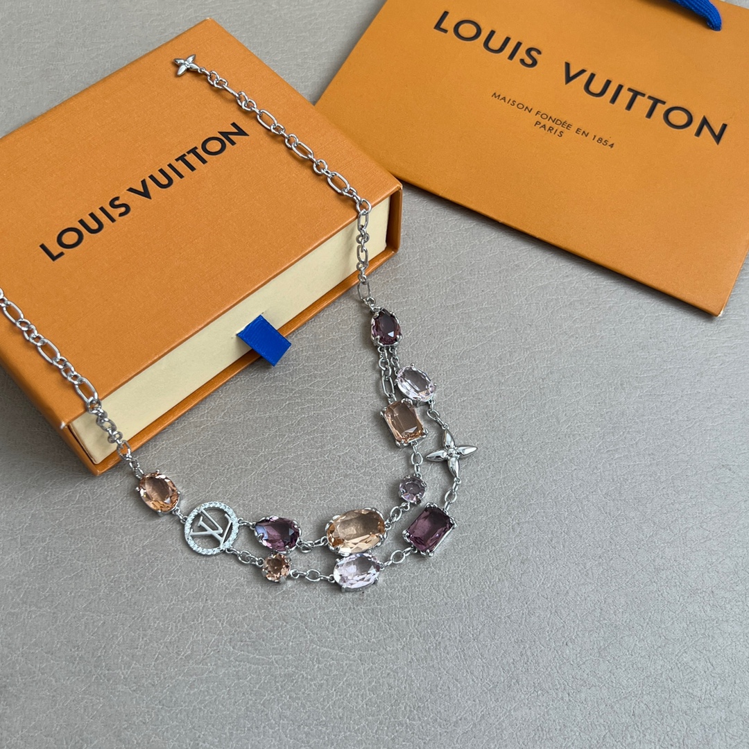 【】原单货 LV 项链🔹🔹Louis Vuitton 路易威登 🔹专柜一致材质 火爆款出货 设计独特 复