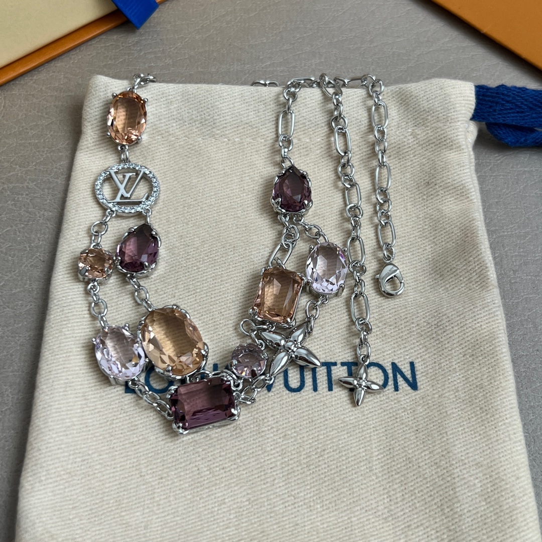 【】原单货 LV 项链🔹🔹Louis Vuitton 路易威登 🔹专柜一致材质 火爆款出货 设计独特 复