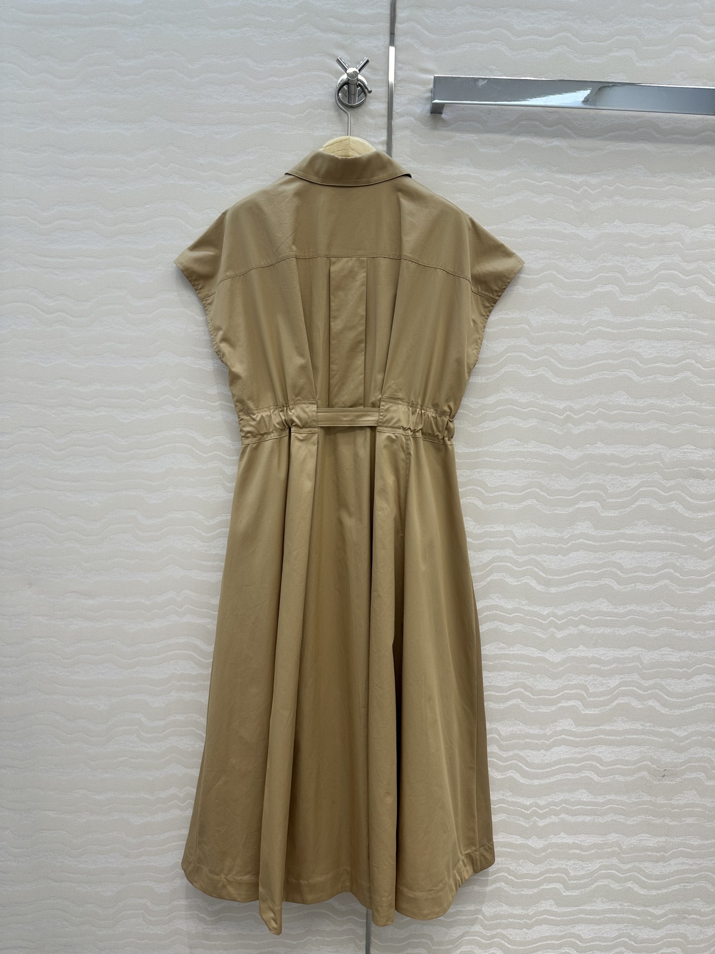 独家首发❤️高端品质missD减龄少女穿搭！气质翻领斜纹棉连衣裙！进口100%纯棉面料质感轻盈细腻，系腰