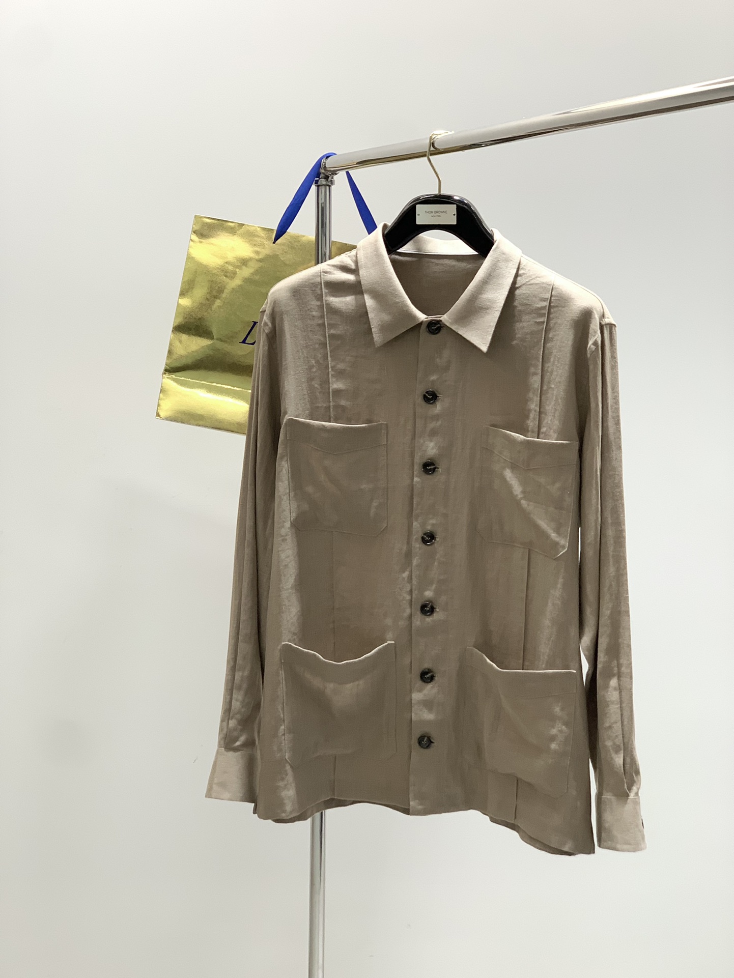 P913 Facial Lions Fashion Brand Spring 2025 Long-Sleeved Shirts Hot-Sale Collection - 图片 1