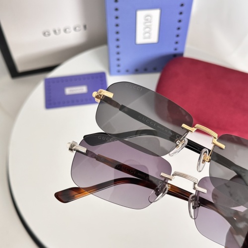 Gucci 1221 Rimless Sunglasses Fashion Eyewear 1 Gucci 1221 Rimless Sunglasses Fashion Eyewear