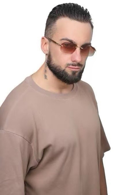 Gucci 1221 Rimless Rectangular Sunglasses - Stylish & Lightweight 1 Gucci 1221 Rimless Rectangular Sunglasses - Stylish & Lightweight